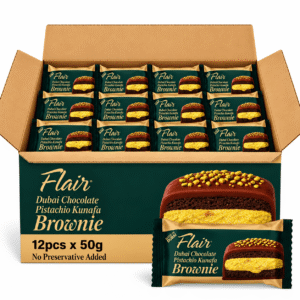 Flair Dubai Chocolate Pistachio Kunafa Brownie